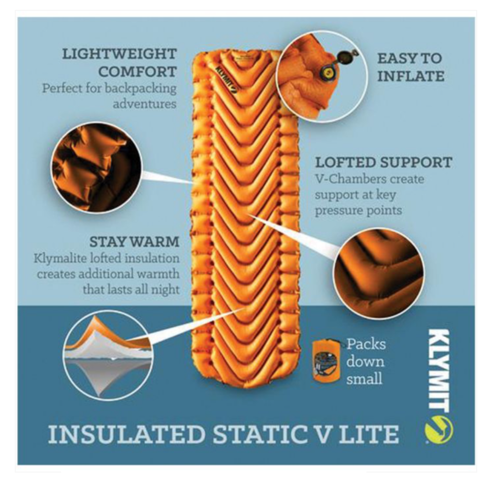 Insulated Static V Lite air pad