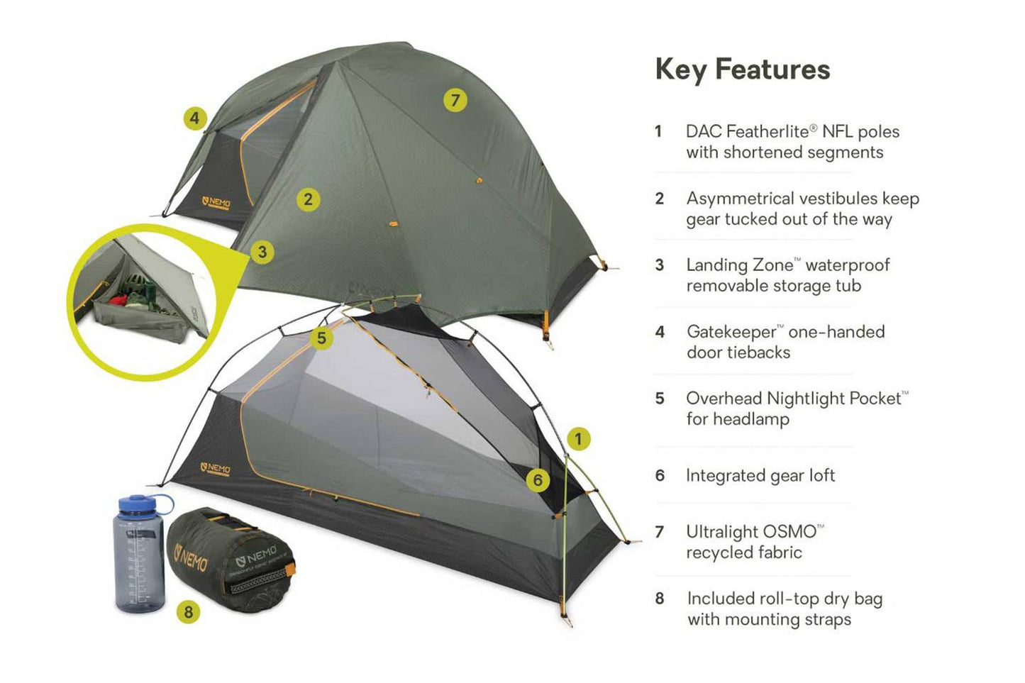 Dragonfly Bikepack 1P tent