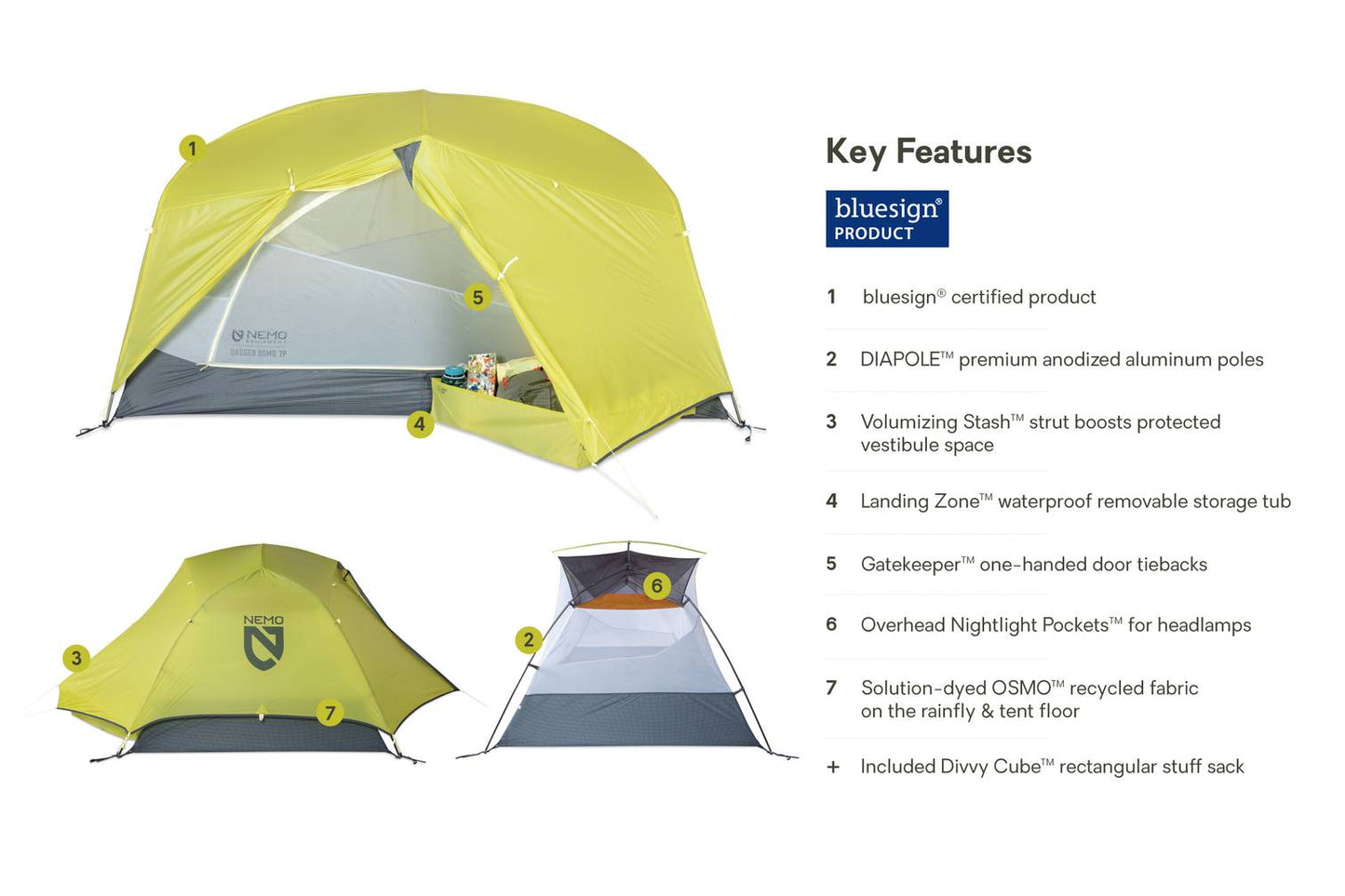 Dagger OSMO 2P tent