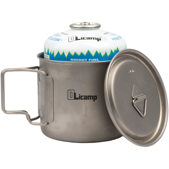 Space Saver Mug w/ Lid (Titanium)