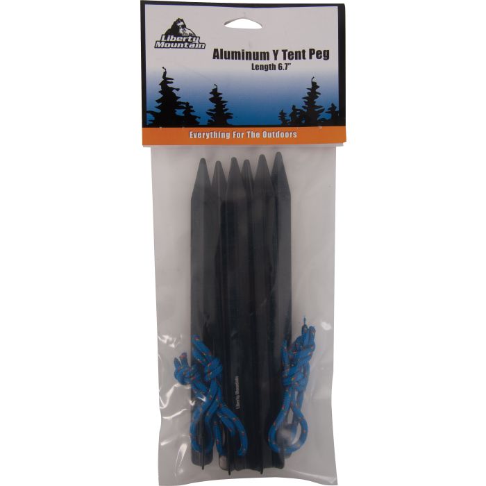 Y Tent peg- 6 pack
