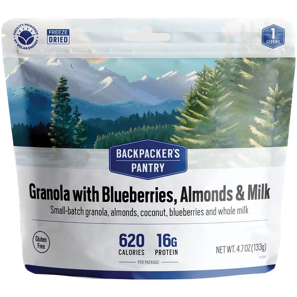 Granola w/ Blueberries & Milk