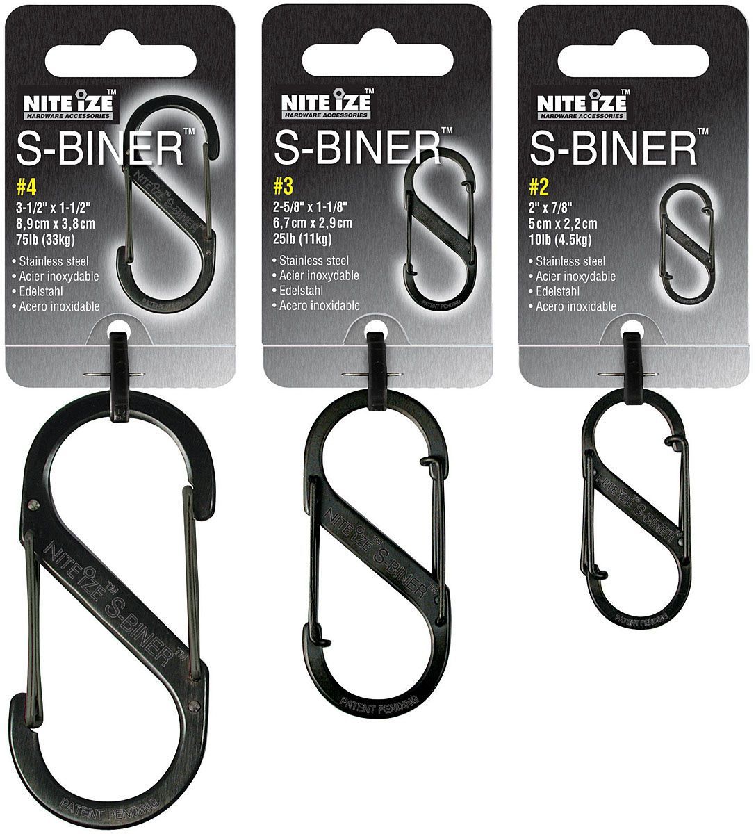 S-Biner 3 pack