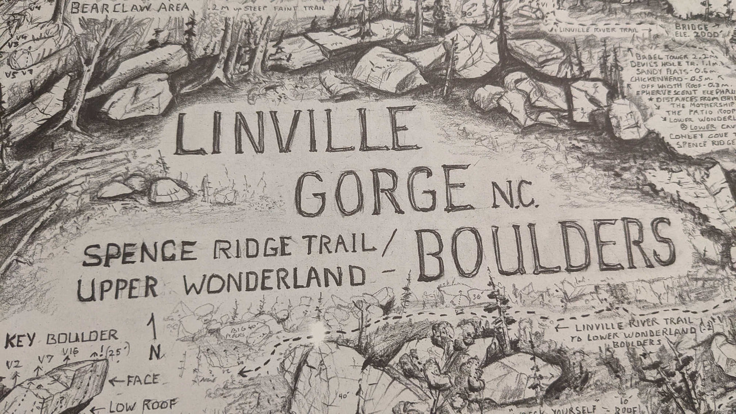 Linville Gorge Boulders Print