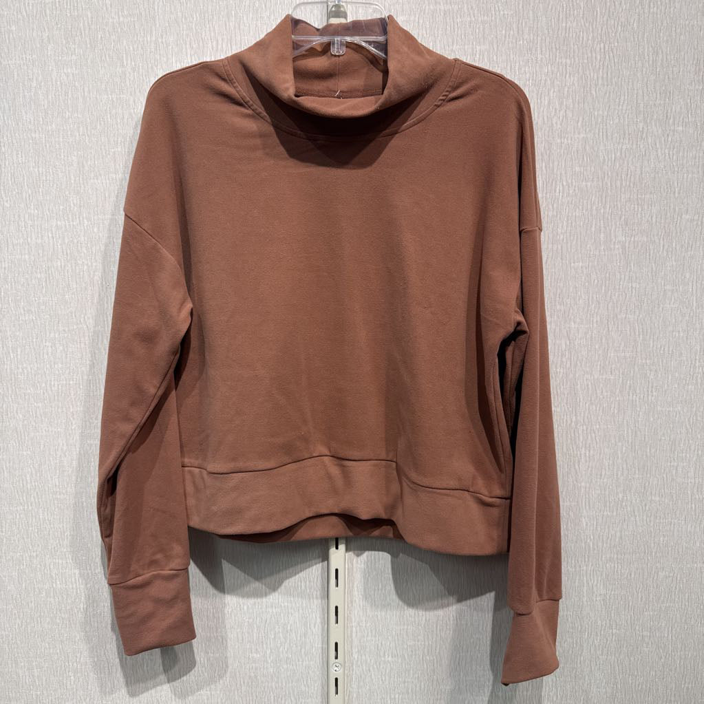 L/S mock neck top, women's