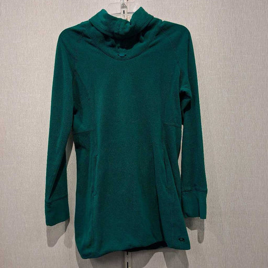 Cowl-necl fleece pullover