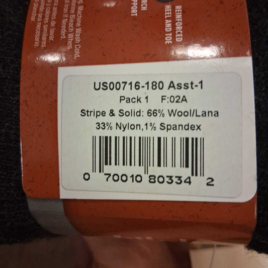 Wool Crew Socks (3 pack)