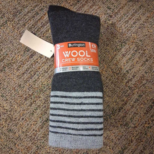 Wool Crew Socks (3 pack)