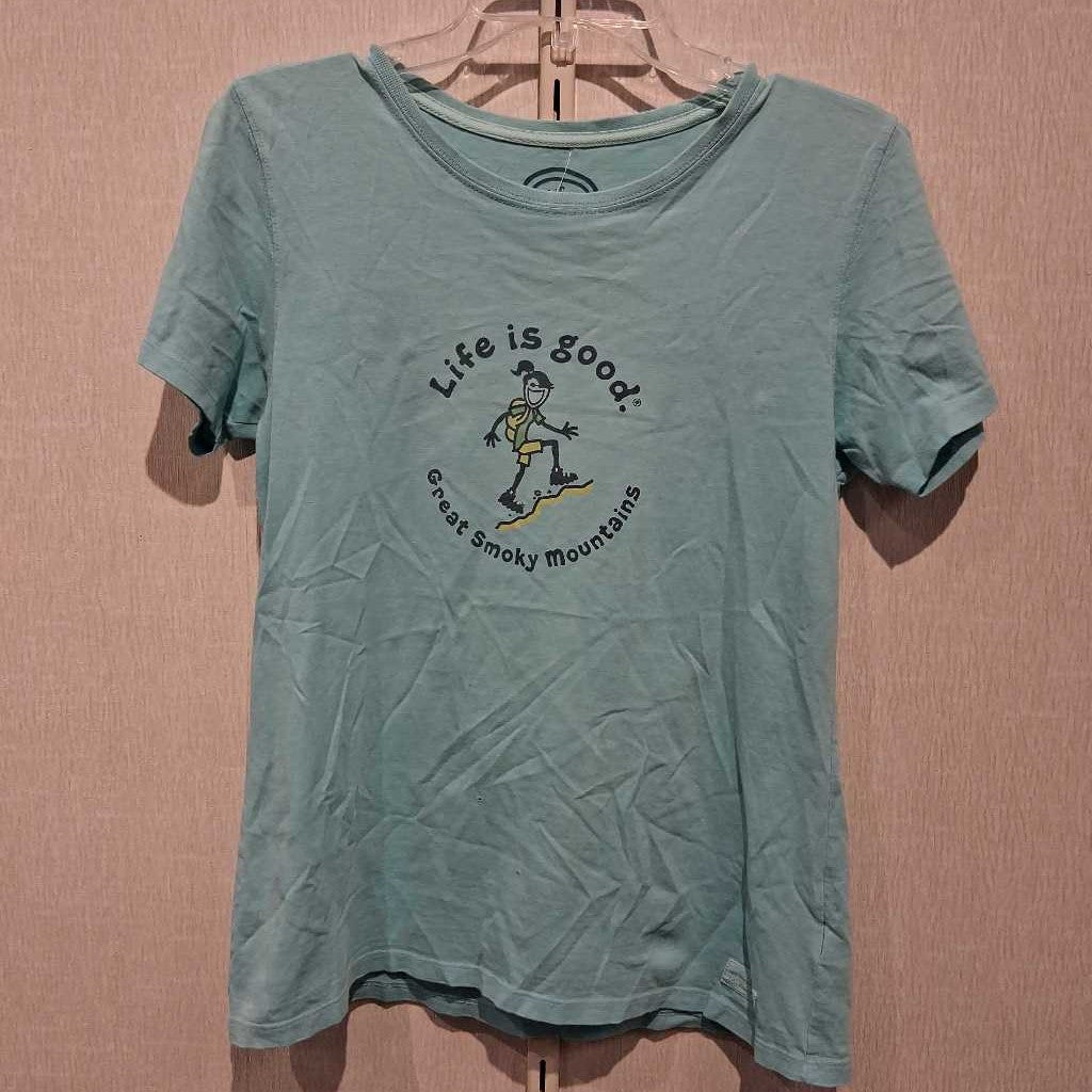 Life is Good Women's Crusher T-Shirt - Peace Love Dogs