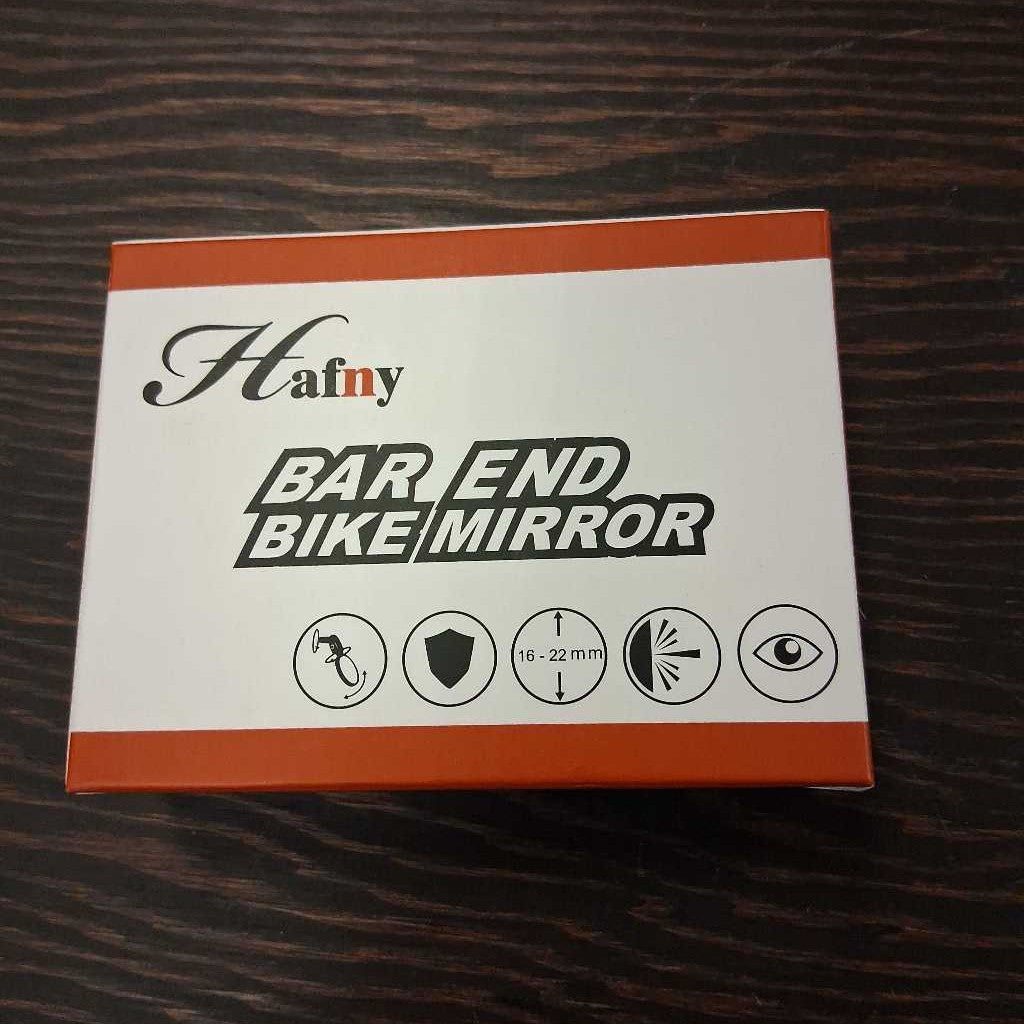 Bar end bike mirror