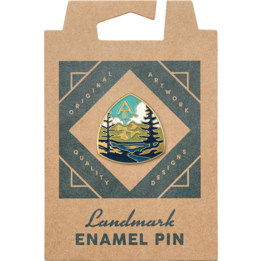 AT Enamel Pin