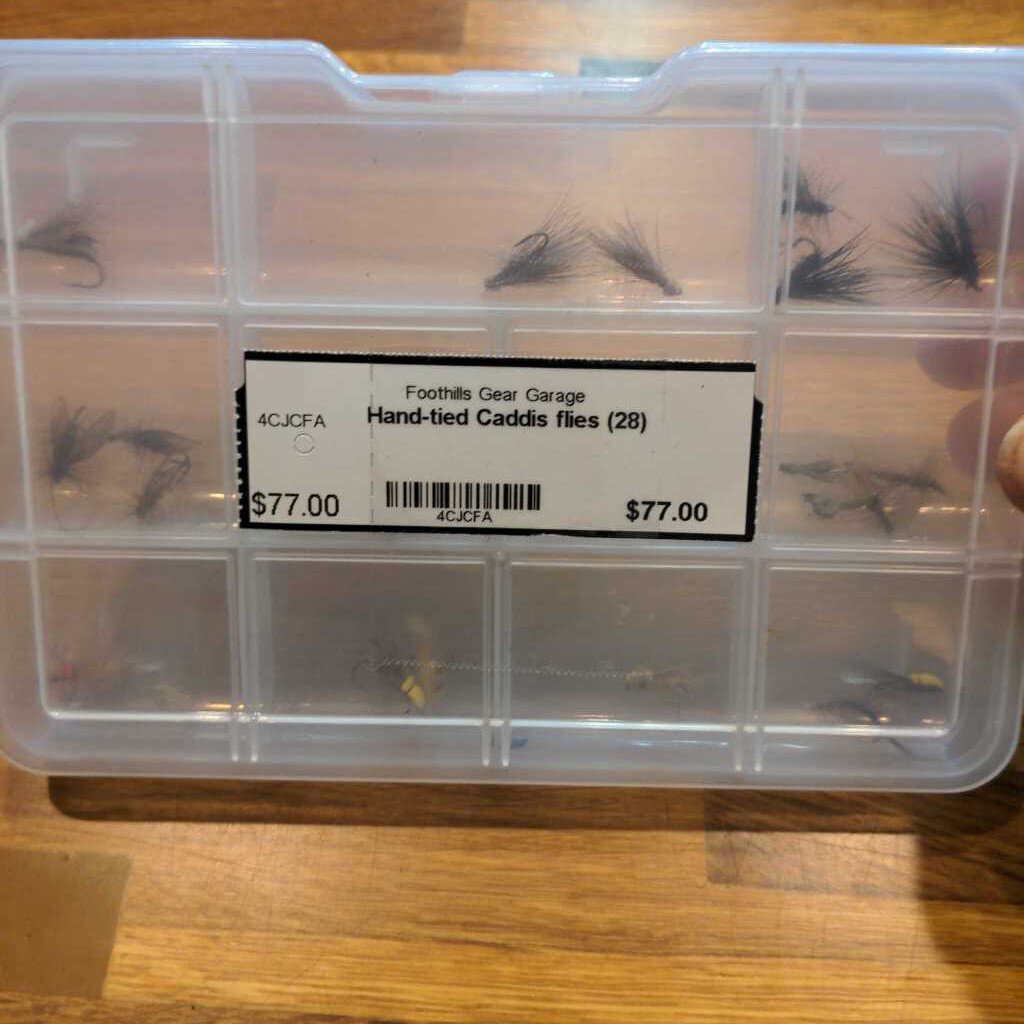 Hand-tied Caddis flies (28)