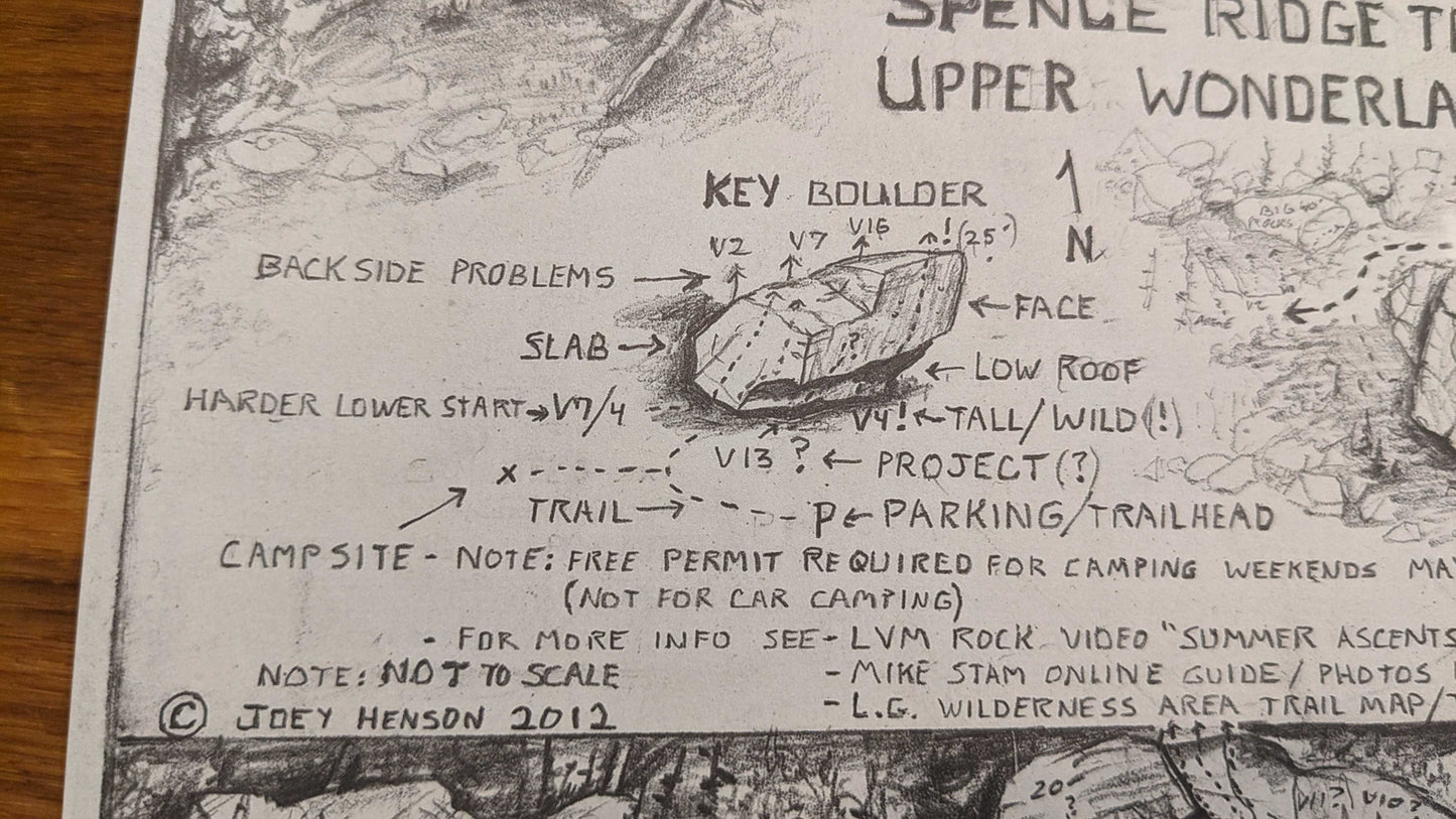 Linville Gorge Boulders Print