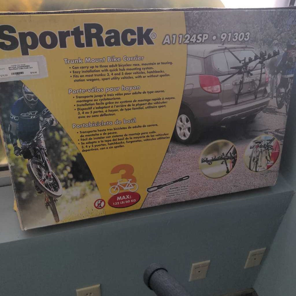 3 bike trunk rack