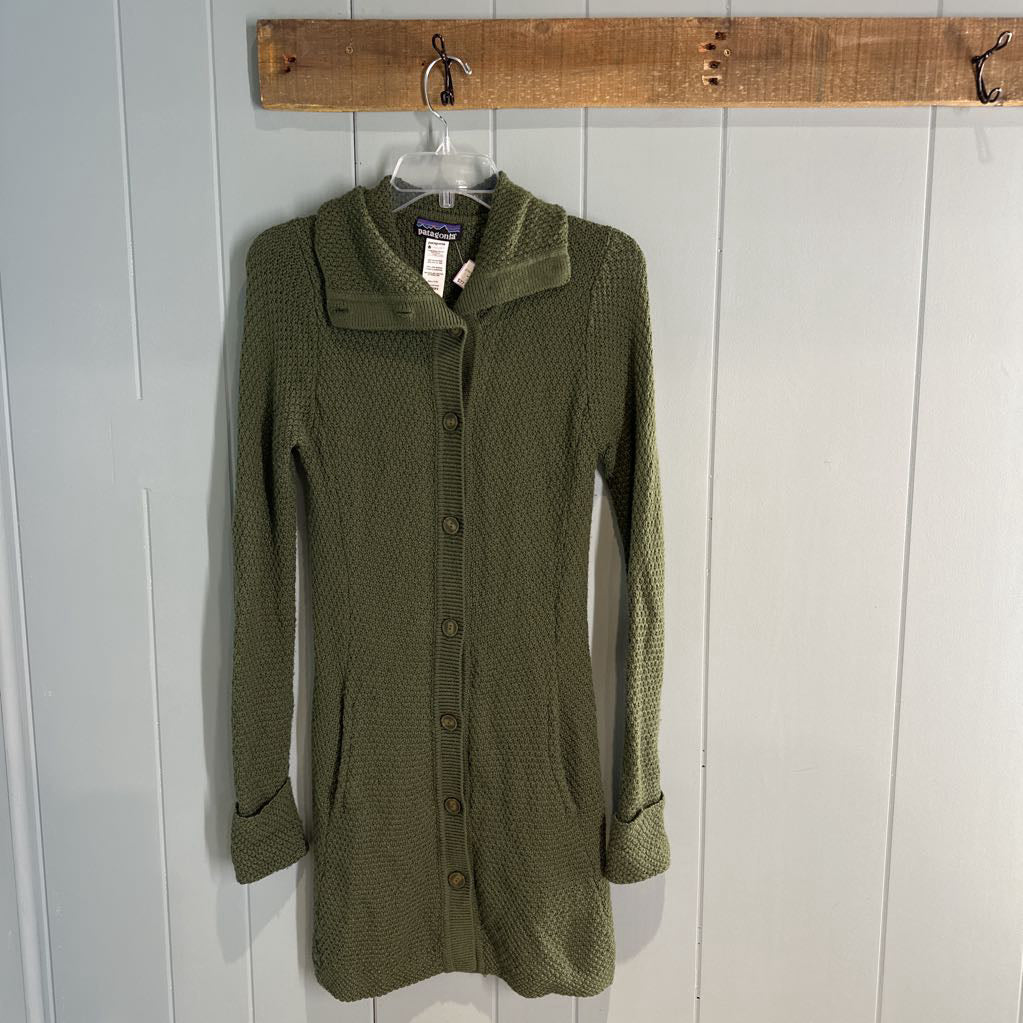 Merino Wool Sweater Coat Women's