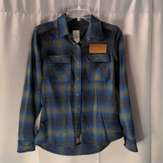 Kitsbow Flannel Shirt with Foothills Conservancy Logo