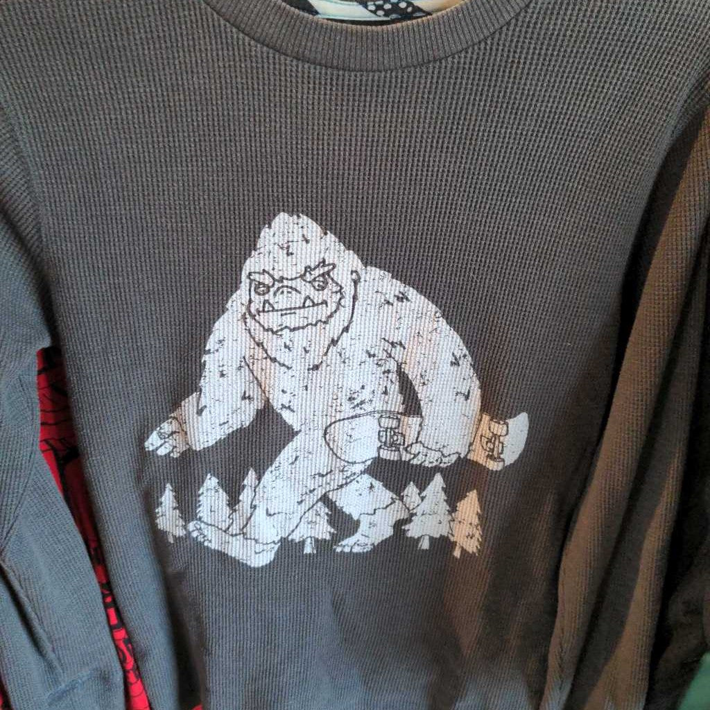 Long Sleeve Shirt with Yeti Graphic