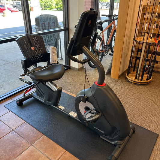 Recumbent stationary bike