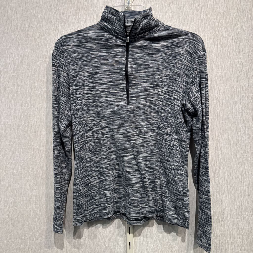 L/S quarter zip top, womens