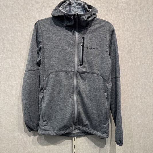 Waffle fleece zip hoodie