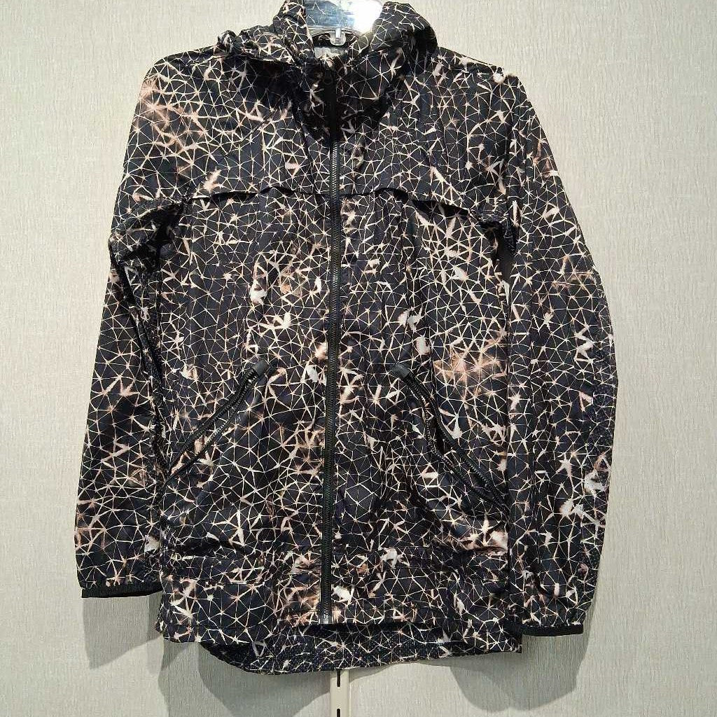 Full zip windbreaker with hood